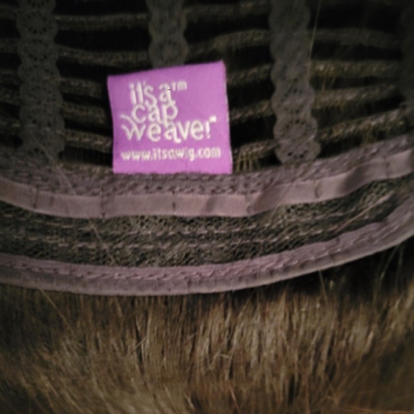 23" Human Hair "Gipson" Straight Wig with Bangs - Picture 8 of 11